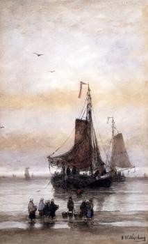 Hendrik Willem Mesdag : The Arrival Of The Fleet